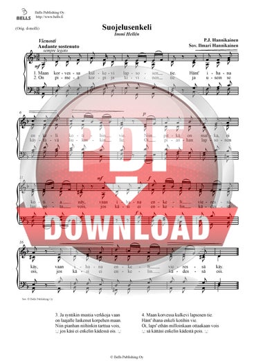 Hannikainen, P. J. (arr. Ilmari Hannikainen): Suojelusenkeli