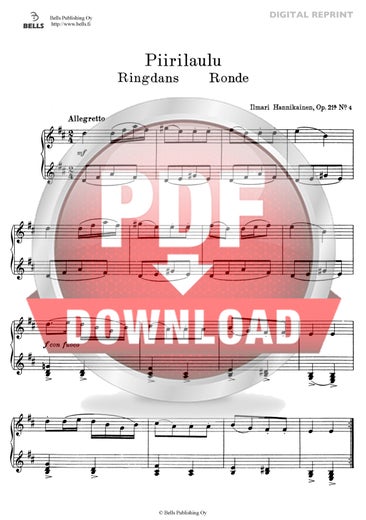 Hannikainen, Ilmari: Ronde, Op. 21a No. 4