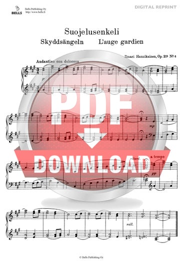 Hannikainen, Ilmari: L'auge gardien, Op. 21a No. 6