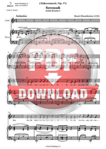 Hannikainen, Ilmari: Serenadi