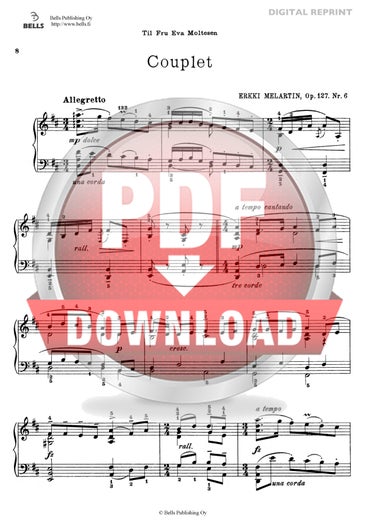 Melartin, Erkki: Couplet, Op. 127 No. 6