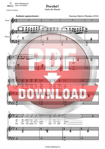 Pennino, Gaetano Enrico: Pecch&egrave;?