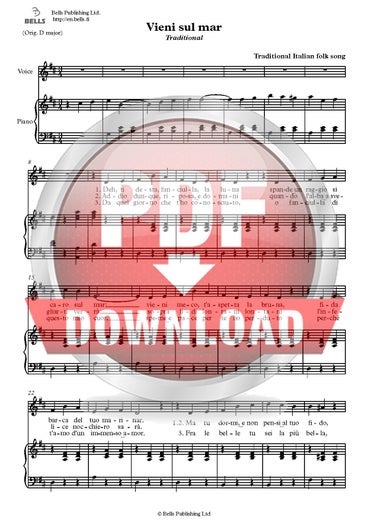 Trad.: Vieni sul mar (chant et piano)