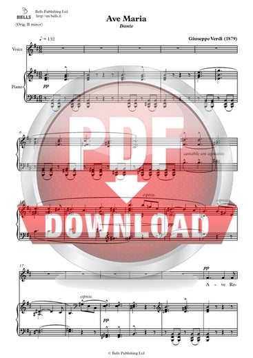 Verdi, Giuseppe: Ave Maria (1879)