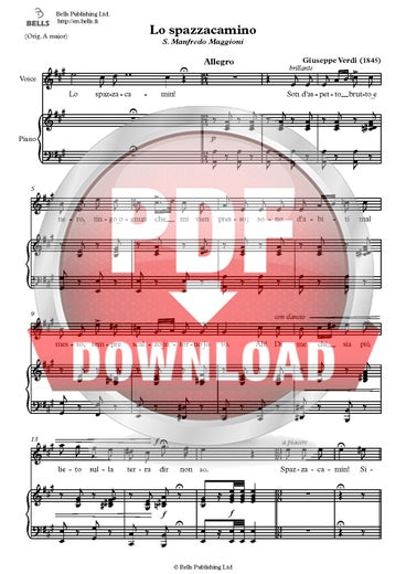 Verdi, Giuseppe: Lo spazzacamino